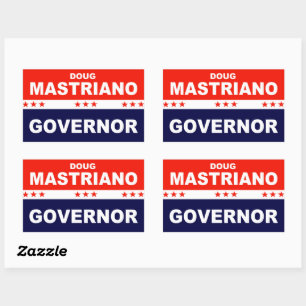 Doug Mastriano Governor Pennsylvania Rectangular Sticker