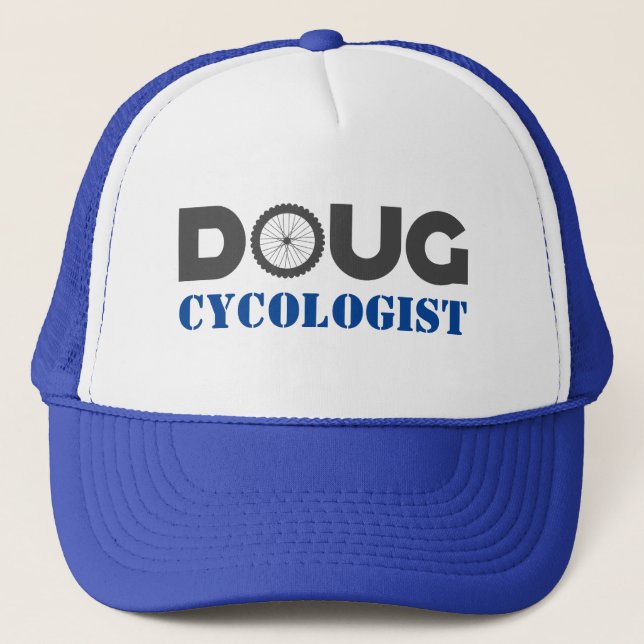 Doug Mountain Biker Trucker Hat (Front)