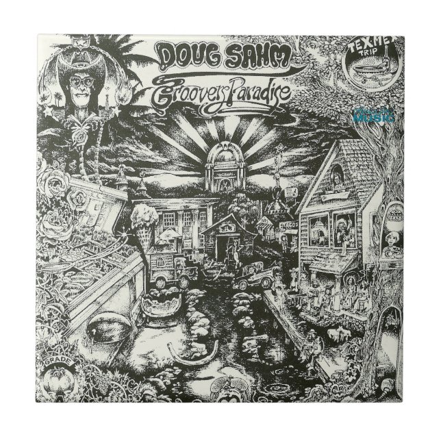 Doug Sahm Groovers Paradise Tile (Front)