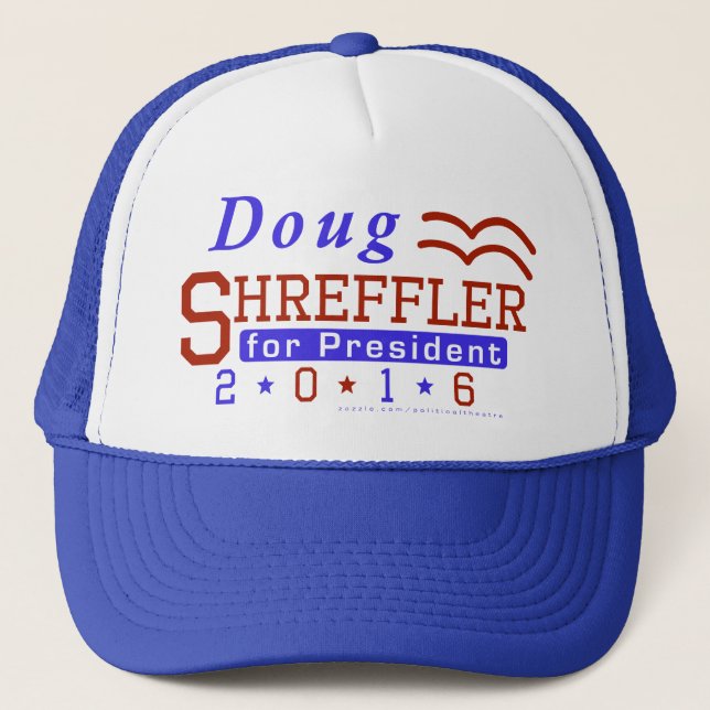 Doug Shreffler President 2016 Election Democrat Trucker Hat (Front)