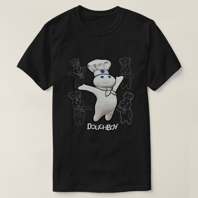 Doughboy Mascot Cute Emotions Classic T-Shirt.png T-Shirt (Design Front)
