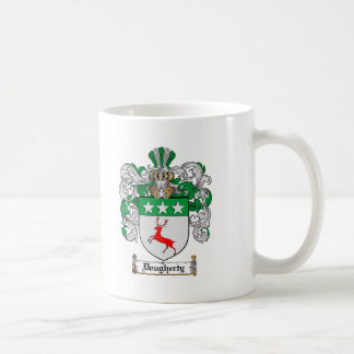DOUGHERTY FAMILY CREST -  DOUGHERTY COAT OF ARMS COFFEE MUG