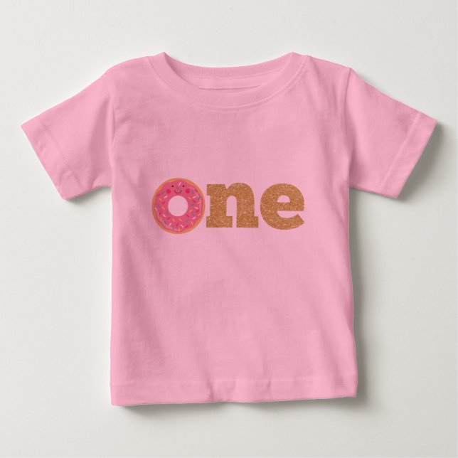 Doughnut 1st Birthday Bodysuit (Front)