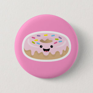 Doughnut 6 Cm Round Badge