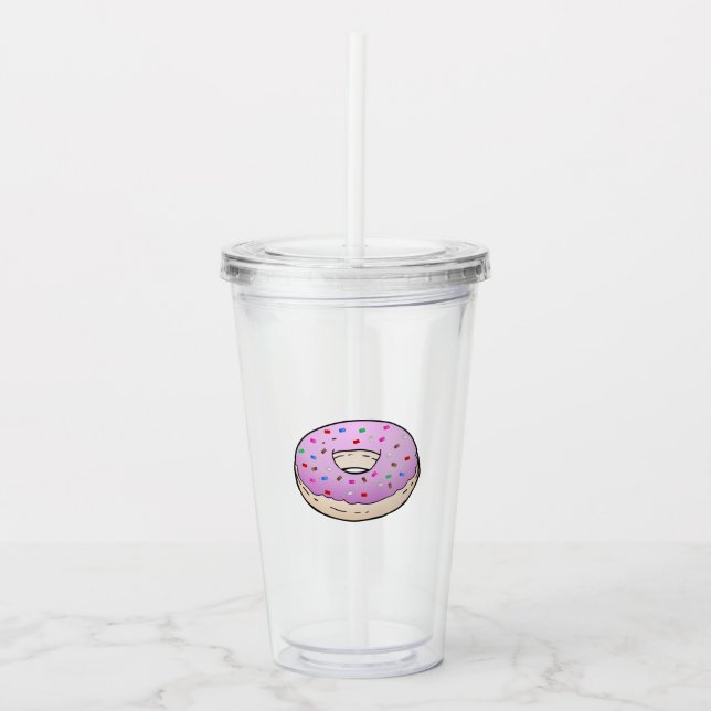 Doughnut - Acrylic Tumbler (Front)