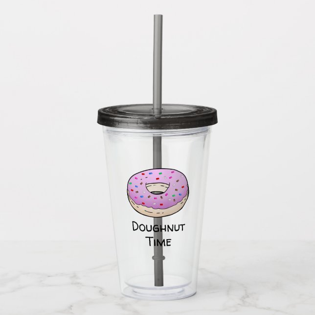 Doughnut Acrylic Tumbler (Front)