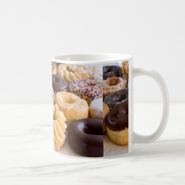 doughnut art design coffee mug (Right)