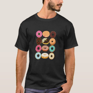 Doughnut  Assorted Doughnut Graphic T-Shirt