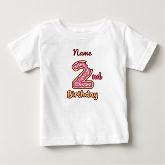 Doughnut Baby 2nd birthday t-shirt