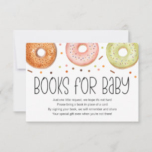 Doughnut Baby Sprinkle Books for Baby Card