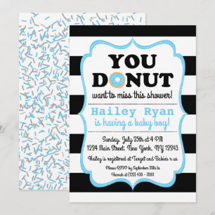 Doughnut Baby Sprinkle Shower Invitation