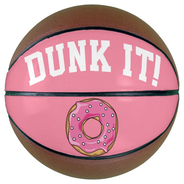 Doughnut Ball Strawberry Basketball (Front)