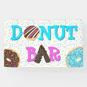 Doughnut Bar Doughnut Wall Banner
