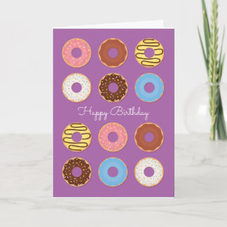 Doughnut Birthday Card