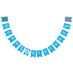 Doughnut Birthday Party Bunting