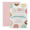 Doughnut Birthday Party Invitation Doughnut want t
