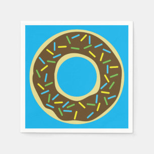 Doughnut Birthday Party Napkin