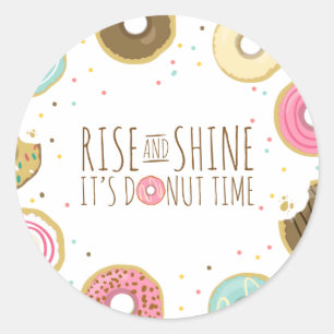 Doughnut Birthday Party Topper Envelope Seal Dough