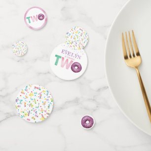 Doughnut Birthday Personalised Confetti