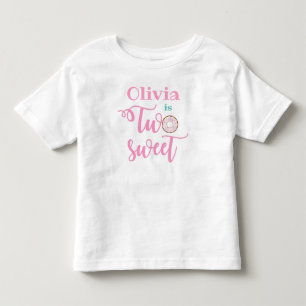 Doughnut Birthday T-Shirt Two Sweet T-Shirt
