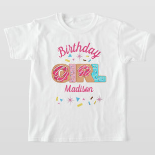 Doughnut Birthday toddler tshirts