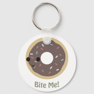Doughnut Bite Me! Key Ring