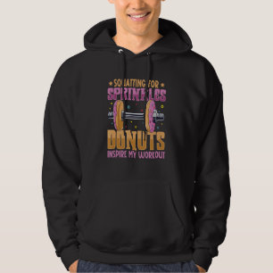 Doughnut Bodybuilding Powerlifting Weightlifting F Hoodie