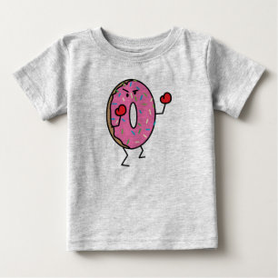 Doughnut Boxer Fighter dessert fried dough sugar Baby T-Shirt