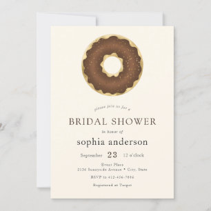 Doughnut Bridal Shower Invitation