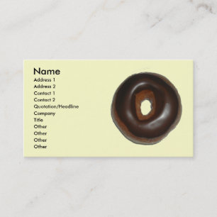 Doughnut business cards