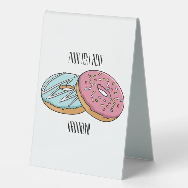 Doughnut cartoon illustration (Front)