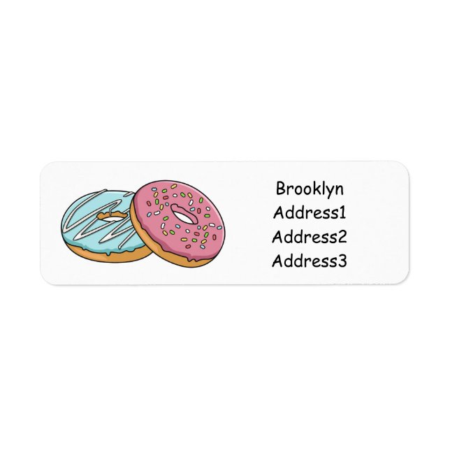 Doughnut cartoon illustration (Front)