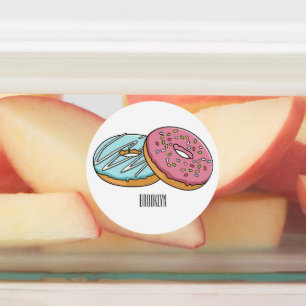 Doughnut cartoon illustration