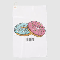Doughnut cartoon illustration 