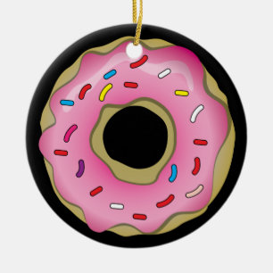 Doughnut Ceramic Tree Decoration