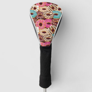Doughnut, chocolate doughnut & chocolate to snack  golf head cover