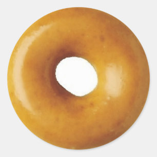 Doughnut Classic Round Sticker