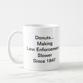 Doughnut/Cop History Coffee Mug