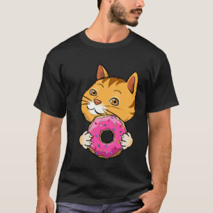 Doughnut Cute Kids Cat Mania Unique T-Shirt