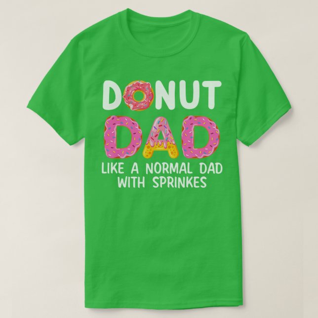 Doughnut Dad Definition  T-Shirt (Design Front)