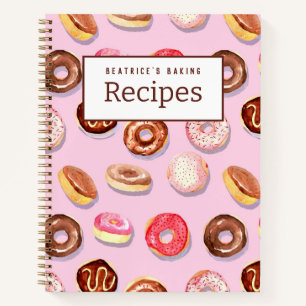 Doughnut Delight Customisable Recipe Book