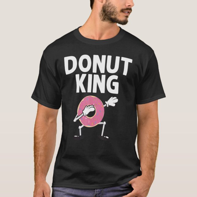 Doughnut Designs For Men Dad Doughnut Foodie Sprin T-Shirt (Front)