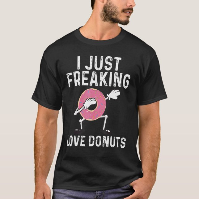 Doughnut Designs For Men Women Doughnut Foodie Spr T-Shirt (Front)