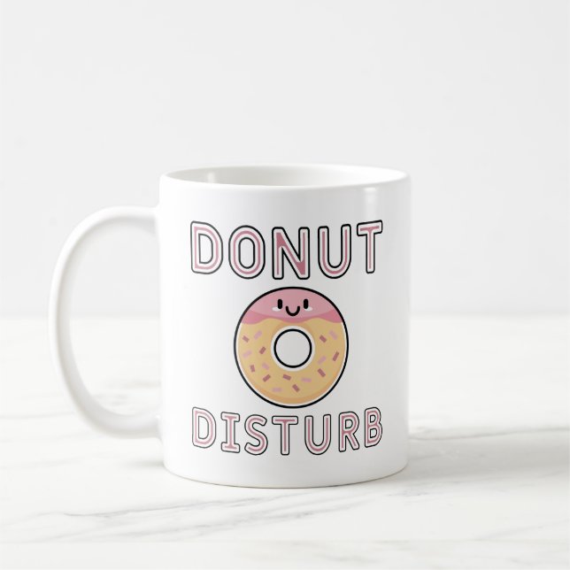 Doughnut Disturb Coffee Mug (Left)