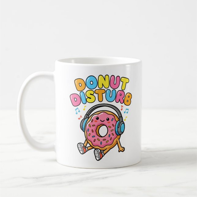 Doughnut Disturb Coffee Mug (Left)
