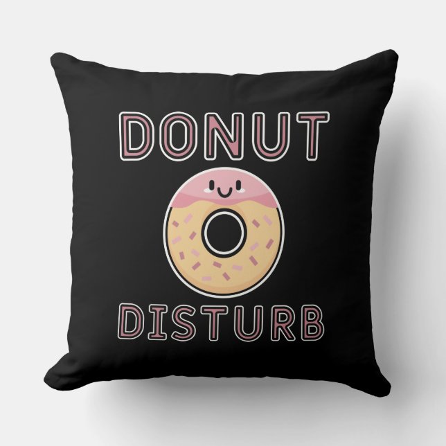 Doughnut Disturb Cushion (Front)