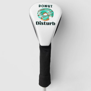 Doughnut Disturb fun  Golf Head Cover