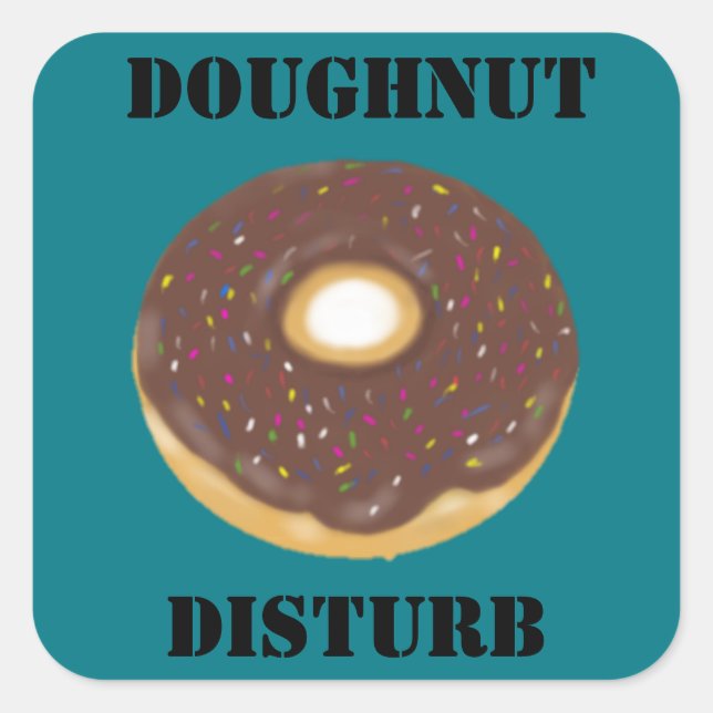 Doughnut do not disturb sticker (Front)