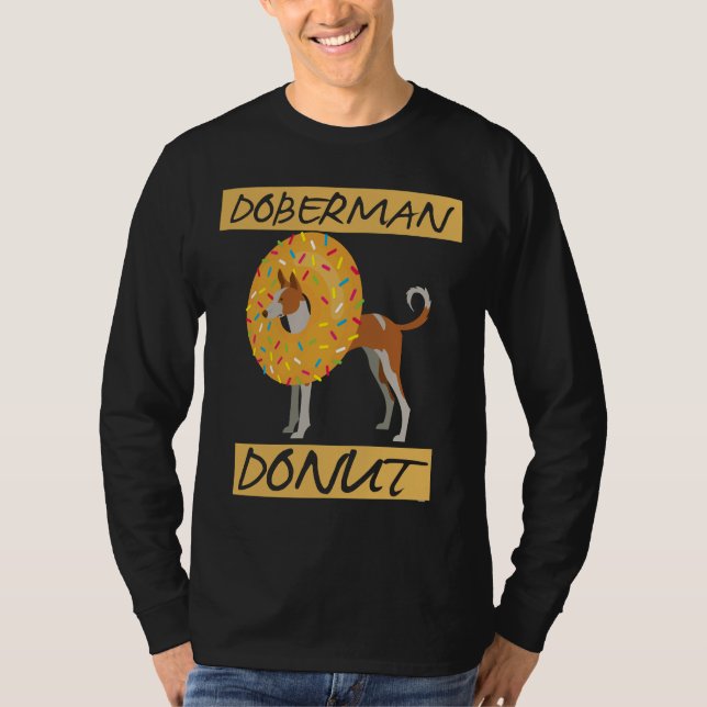 Doughnut Doberman T-Shirt (Front)