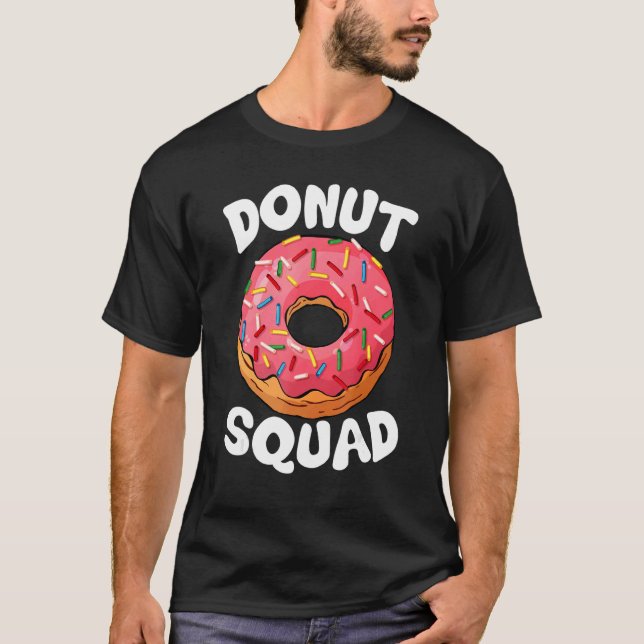 Doughnut  Doughnut Squad Cute Birthday Cute Graphi T-Shirt (Front)